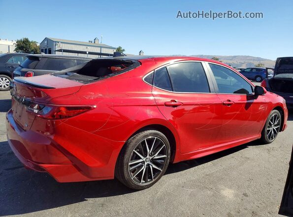 4T1DAACK7SU124615 2025 TOYOTA CAMRY Red უკანა მარჯვენა
