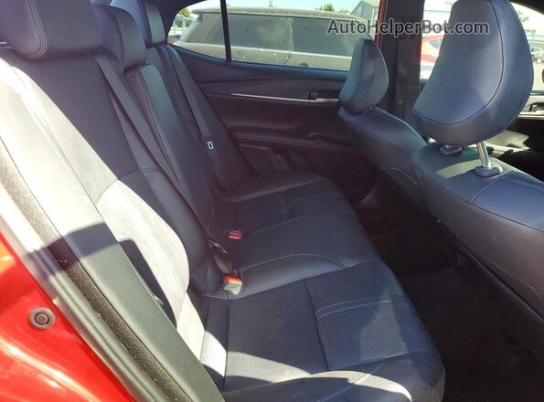 4T1DAACK7SU124615 2025 TOYOTA CAMRY Red უკანა სავარძლების ხედი