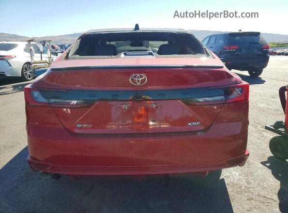 4T1DAACK7SU124615 2025 TOYOTA CAMRY Red უკანა ხედი