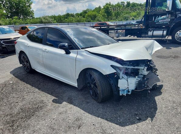 4T1DAACK7SU129281 2025 TOYOTA CAMRY Белый Передняя правая четверть