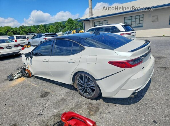 4T1DAACK7SU129281 2025 TOYOTA CAMRY Белый Задняя левая четверть