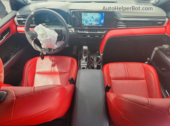 4T1DAACK7SU129281 2025 TOYOTA CAMRY Белый Вид панели приборов