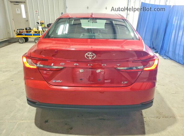 4T1DAACK7TU320555 2026 TOYOTA CAMRY Красный Вид сзади