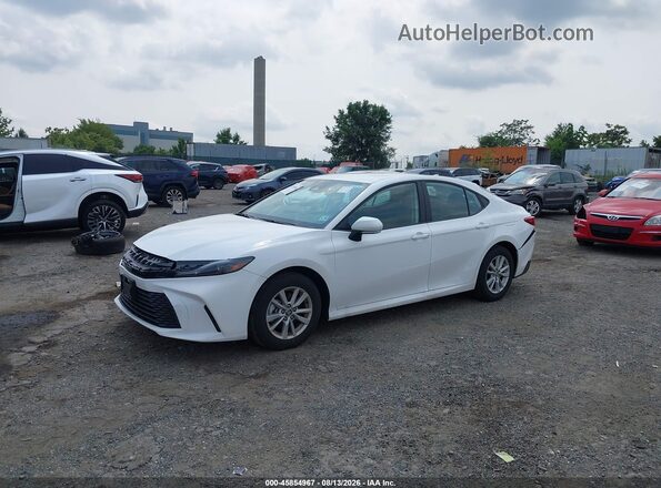 4T1DAACK7TU715433 2026 TOYOTA CAMRY White წინა მარცხენა ხედი სამი მეოთხედიდან