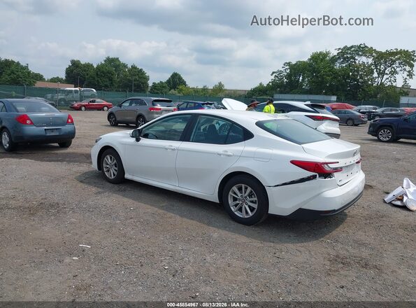 4T1DAACK7TU715433 2026 TOYOTA CAMRY White უკანა მარცხენა