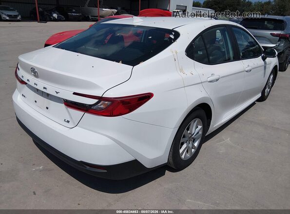 4T1DAACK8SU023258 2025 TOYOTA CAMRY White Rear right