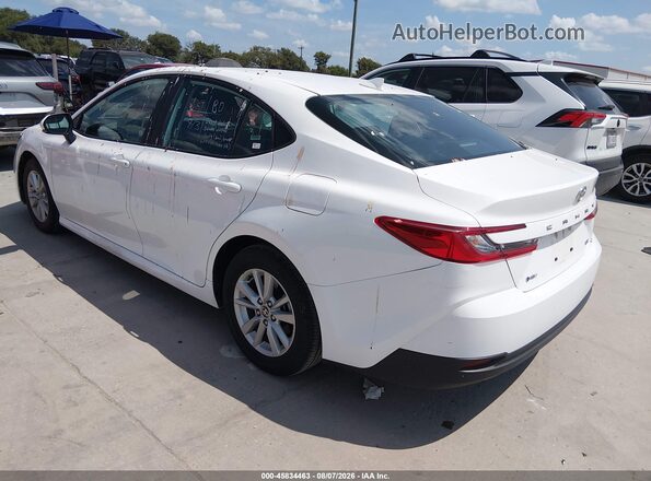 4T1DAACK8SU023258 2025 TOYOTA CAMRY White Rear left