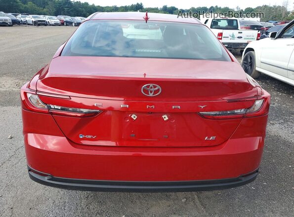 4T1DAACK8SU045776 2025 TOYOTA CAMRY Red Vista trasera