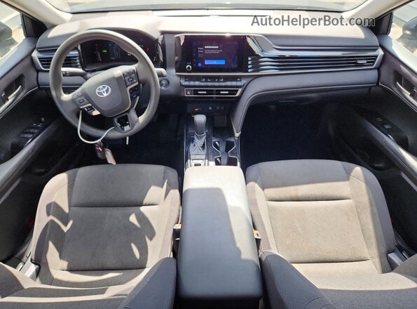 4T1DAACK8SU059628 2025 TOYOTA CAMRY Gray Dashboard view