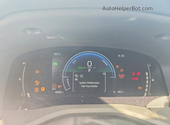 4T1DAACK8SU124803 2025 TOYOTA CAMRY Серебряный Вид щитка приборов
