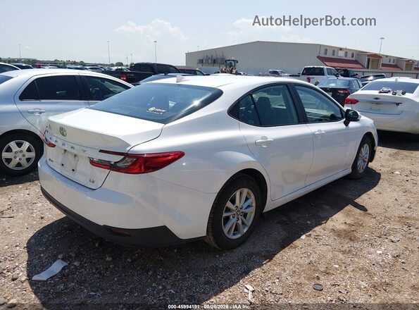 4T1DAACK8SU134957 2025 TOYOTA CAMRY White Trasero derecho