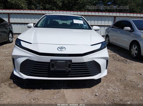 4T1DAACK8SU134957 2025 TOYOTA CAMRY White Vista del cuadro de instrumentos