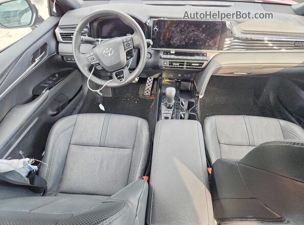 4T1DAACK8SU149880 2025 TOYOTA CAMRY Red Առջևի վահանակի տեսք