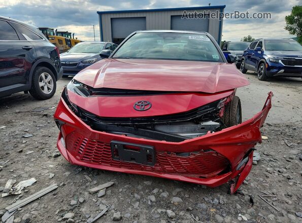 4T1DAACK8SU149880 2025 TOYOTA CAMRY Red Դիմացի տեսք