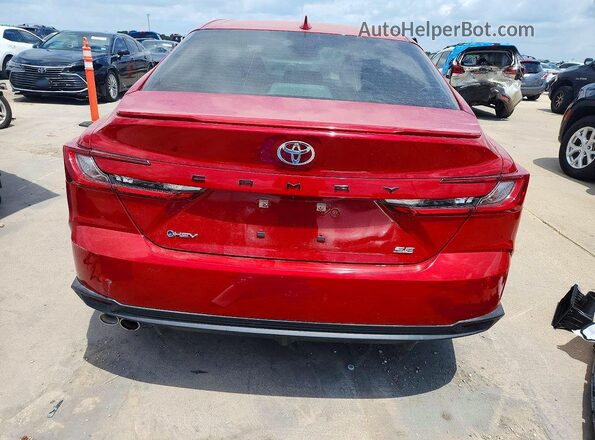 4T1DAACK8SU182359 2025 TOYOTA CAMRY Red Widok z tyłu