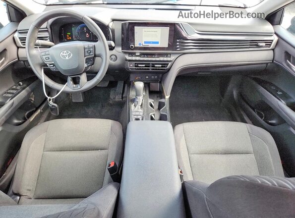 4T1DAACK8SU204439 2025 TOYOTA CAMRY Серый Вид панели приборов