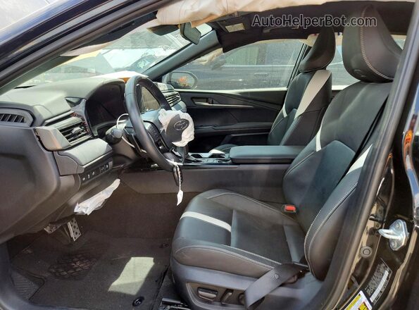 4T1DAACK8SU534775 2025 TOYOTA CAMRY Черный Вид салона спереди