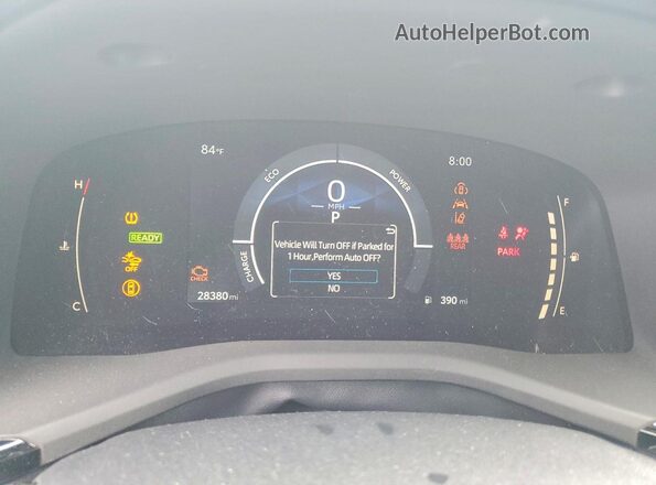 4T1DAACK8SU549566 2025 TOYOTA CAMRY Gray ხელსაწყოთა პანელის ხედი