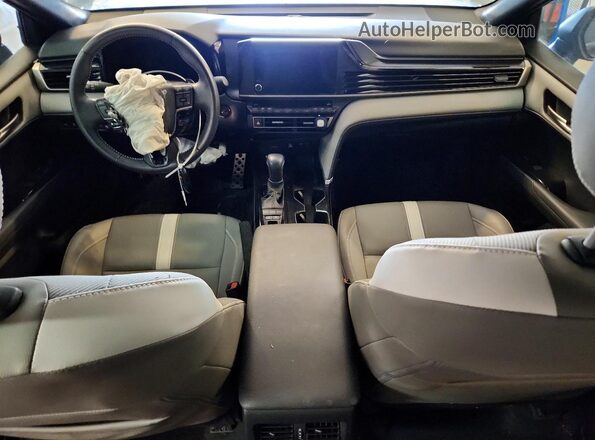 4T1DAACK8SU571373 2025 TOYOTA CAMRY Black Dashboard view