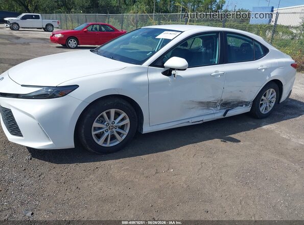 4T1DAACK8TU209464 2026 TOYOTA CAMRY White Vista frontal