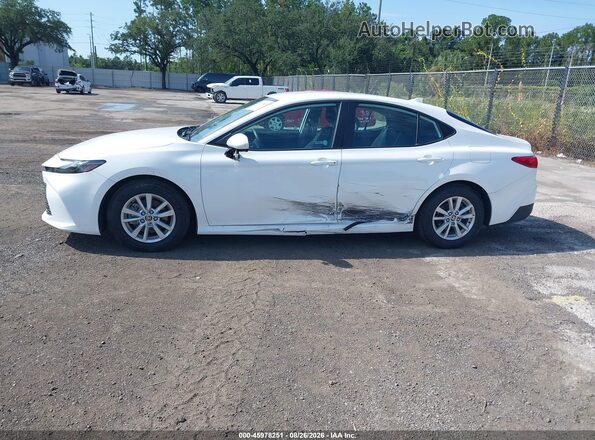 4T1DAACK8TU209464 2026 TOYOTA CAMRY White Vista interior de 360 grados