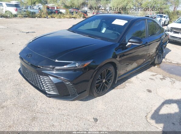 4T1DAACK8TU694575 2026 TOYOTA CAMRY Black წინა მარცხენა ხედი სამი მეოთხედიდან