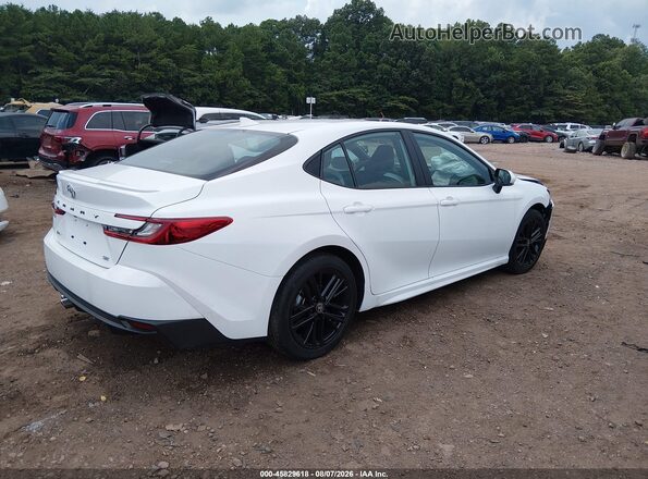 4T1DAACK8TU772496 2026 TOYOTA CAMRY White Задня права чверть