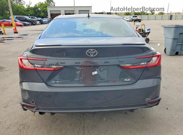 4T1DAACK9SU019784 2025 TOYOTA CAMRY Серый Вид сзади