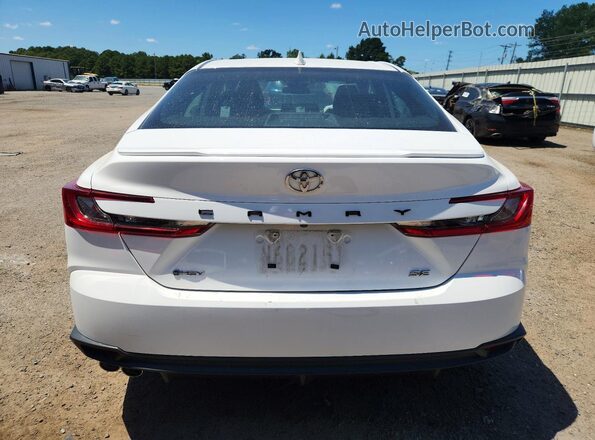 4T1DAACK9SU072338 2025 TOYOTA CAMRY White Widok z tyłu