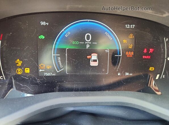 4T1DAACK9SU072338 2025 TOYOTA CAMRY White Widok zestawu wskaźników