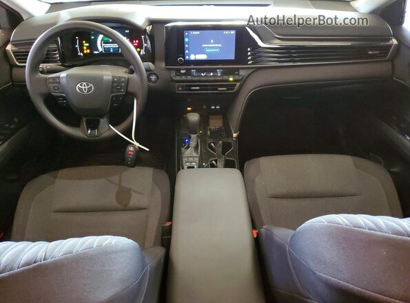 4T1DAACK9SU087907 2025 TOYOTA CAMRY Charcoal წინა პანელის ხედი