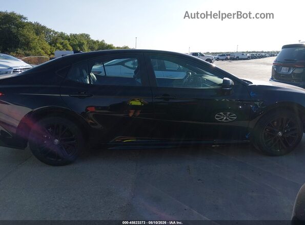 4T1DAACK9SU143456 2025 TOYOTA CAMRY Black Widok wnętrza z tyłu