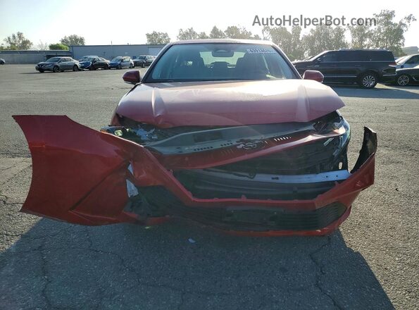 4T1DAACK9SU158684 2025 TOYOTA CAMRY Красный Вид спереди