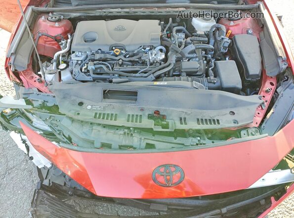 4T1DAACK9SU158684 2025 TOYOTA CAMRY Красный Вид задней части салона