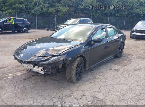 4T1DAACK9SU504345 2025 TOYOTA CAMRY Black Առջևի ձախ երեք քառորդ տեսարան