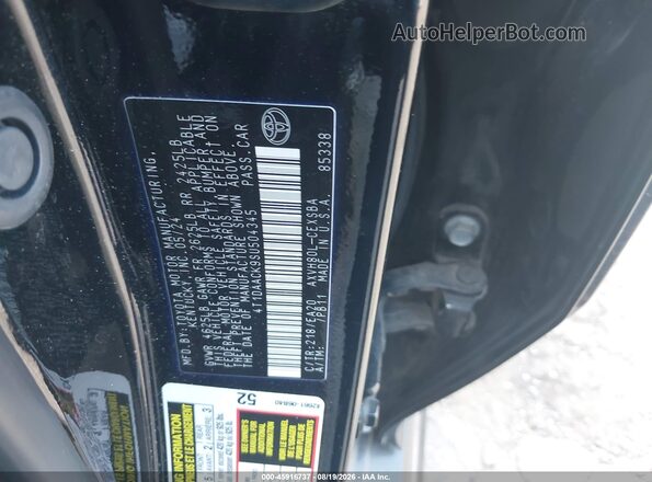 4T1DAACK9SU504345 2025 TOYOTA CAMRY Black Շարժիչի բաժամունքի տեսք