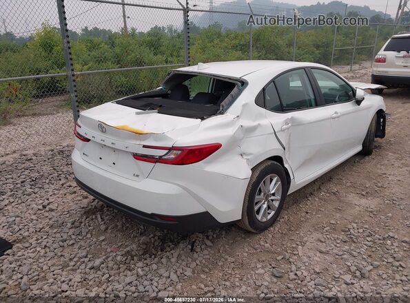 4T1DAACK9SU576954 2025 TOYOTA CAMRY White უკანა მარჯვენა