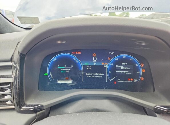 4T1DAACK9TU215841 2026 TOYOTA CAMRY Blue ხელსაწყოთა პანელის ხედი