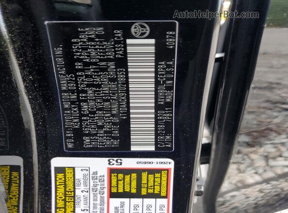 4T1DAACK9TU218853 2026 TOYOTA CAMRY Black Engine compartment view
