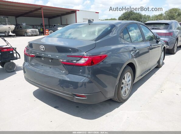 4T1DAACK9TU235362 2026 TOYOTA CAMRY Серый Задняя правая четверть
