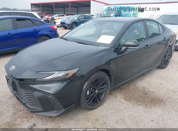 4T1DAACK9TU282195 2026 TOYOTA CAMRY Black წინა მარცხენა ხედი სამი მეოთხედიდან