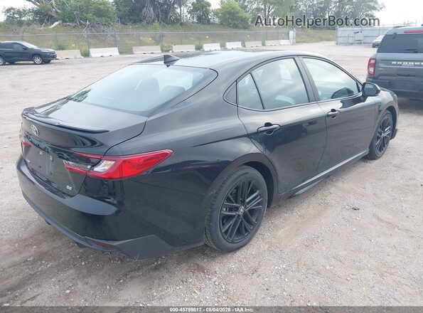 4T1DAACK9TU282195 2026 TOYOTA CAMRY Black უკანა მარჯვენა