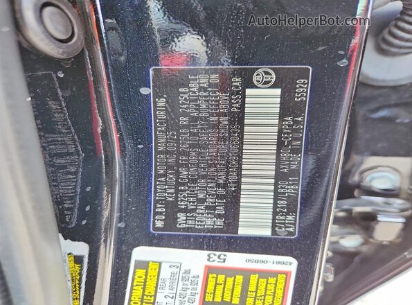 4T1DAACK9TU660435 2026 TOYOTA CAMRY Black Вид підкапотного простору