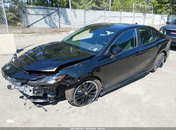 4T1DAACK9TU700206 2026 TOYOTA CAMRY Black წინა მარცხენა ხედი სამი მეოთხედიდან