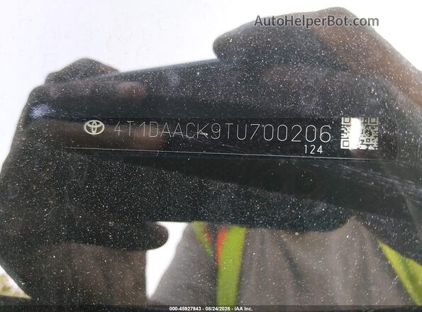 4T1DAACK9TU700206 2026 TOYOTA CAMRY Black 