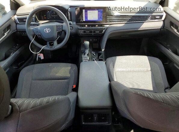 4T1DAACKXSU100695 2025 TOYOTA CAMRY White Vista del salpicadero