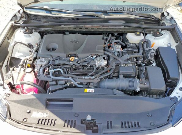 4T1DAACKXSU100695 2025 TOYOTA CAMRY White Vista interior trasera