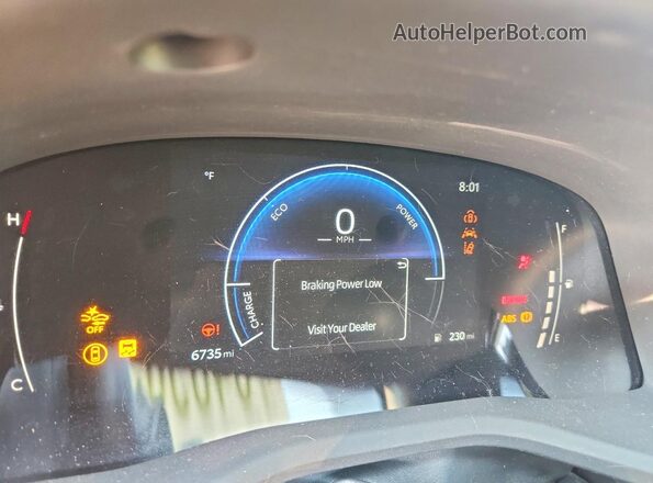 4T1DAACKXSU543879 2025 TOYOTA CAMRY Gray Instrument cluster view
