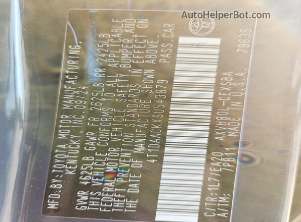 4T1DAACKXSU543879 2025 TOYOTA CAMRY Gray Engine compartment view