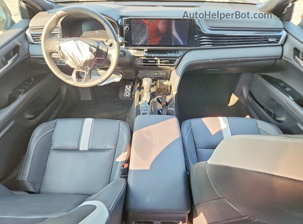 4T1DAACKXSU543879 2025 TOYOTA CAMRY Gray Dashboard view